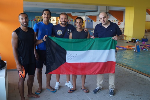 Συνάντηση Αντιδημάρχου Αθλητισμού  με αθλητές τριάθλου από το Κουβέιτ  στο Παγκρήτιο στάδιο