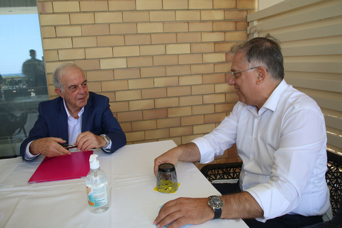 Συνάντηση Δημάρχου Ηρακλείου με Υπουργό Εσωτερικών - Δήμαρχος Ηρακλείου Βασίλης Λαμπρινός: «Η χρηματοδότηση της αντικατάστασης του δικτύου ύδρευσης είναι εξασφαλισμένη» 