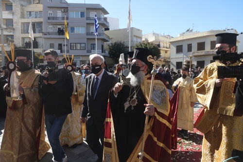 Προσφώνηση Δημάρχου Ηρακλείου στην τελετή ενθρόνισης του νέου Αρχιεπισκόπου