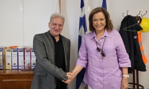 Συνάντηση του Δημάρχου Ηρακλείου Αλέξη Καλοκαιρινού με την Βουλευτή και πρώην Υπουργό Ντόρα Μπακογιάννη

